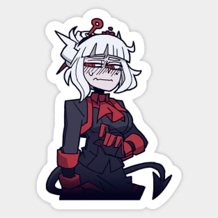 Maid Lucy Shy Examtaker (Helltaker) Sticker